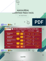 Manajerial - Orientasi Pada Hasil