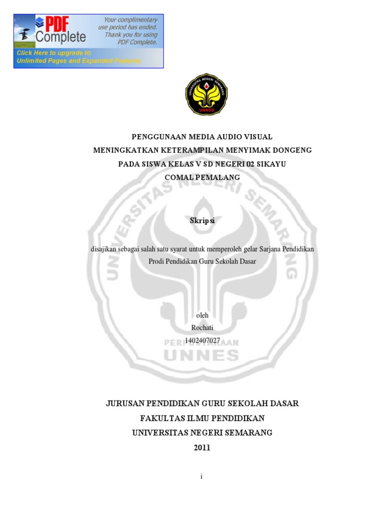 Penggunaan Media Audio Visual | PDF | Pengembangan Diri | Sains ...