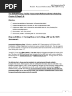 MDS Assessment Completion Guidelines | PDF | Medicare (United States ...