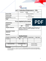 SDL110 - Individual Assessment 2