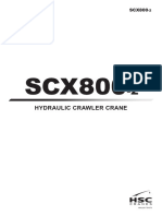 SCX800-2 Hydraulic Crawler Crane Specs