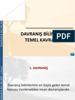 3.davranış Bilimlerinde Temel Kavramlar