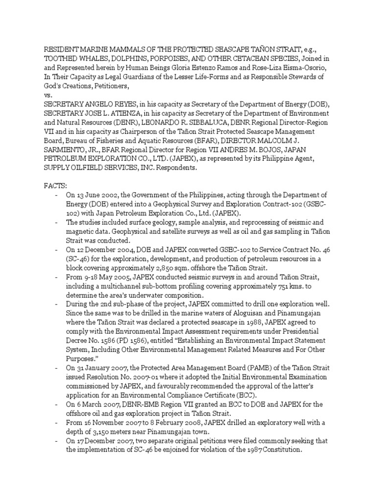 Resident mammals vs reyes g r no 180771 april 21 2015 pdf