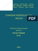 Standar Perencanaan Irigasi Kriteria Perencanaan Bagian Petak Tersier KP 05 JD23L