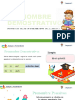 Pronombre Demostrativo