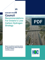 Recommendations For Ontario's Low-Carbon Hydrogen Strategy