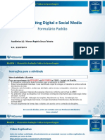 MAPA Marketing Digital e Social Media Marcos Rogério