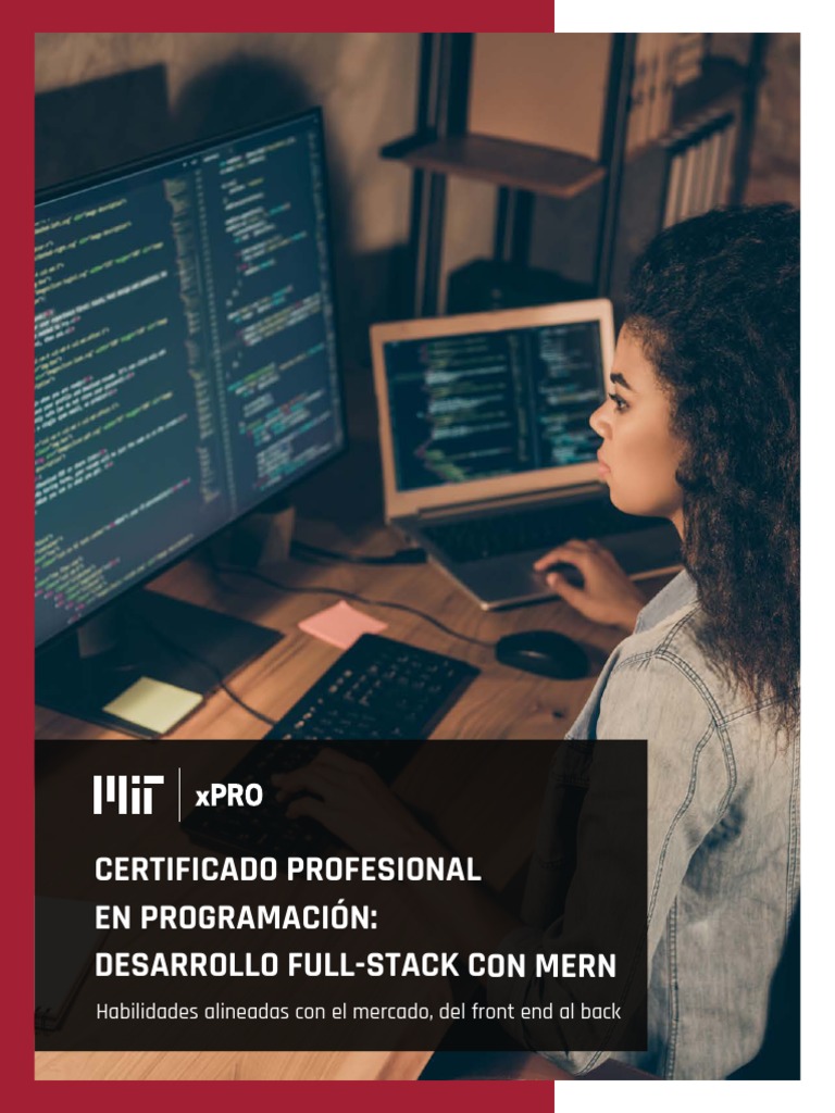 Mit Xpro Professional Certificate In Coding Spanish Pdf Red