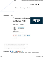 Como Crear El Paquete de Certificado ".PFX" - SAP