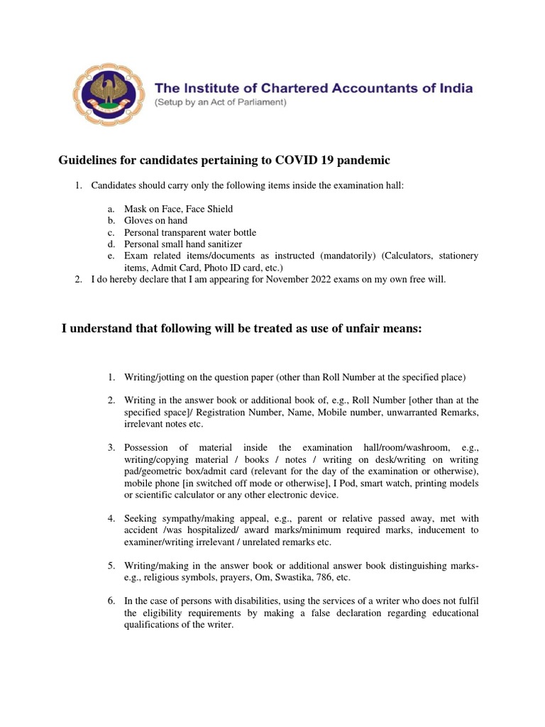 Icai Knowledge Portal Ca Intermediate Admit