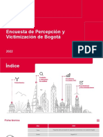 Encuesta de Percepción y Victimización Bogotá 2022