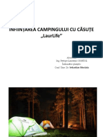 Înființarea Campingului Cu Căsuțe Laurlife": Sebastian Mustata