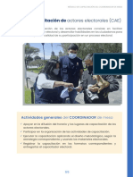 Coordinador de Mesa - Capacitacion de Actores Electorales CAE 65-79