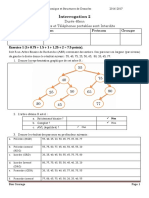 Interrogation 2 Sujet B + Solution