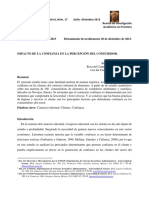 Impacto de la confianza en el comercio informal