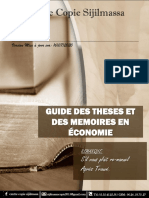 Guide Des Theses Et Des Memoires en Economie+ Page de Garde 16.07.2020