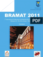 7th International Conference on Materials Science and Engineering – BRAMAT 2011 Program