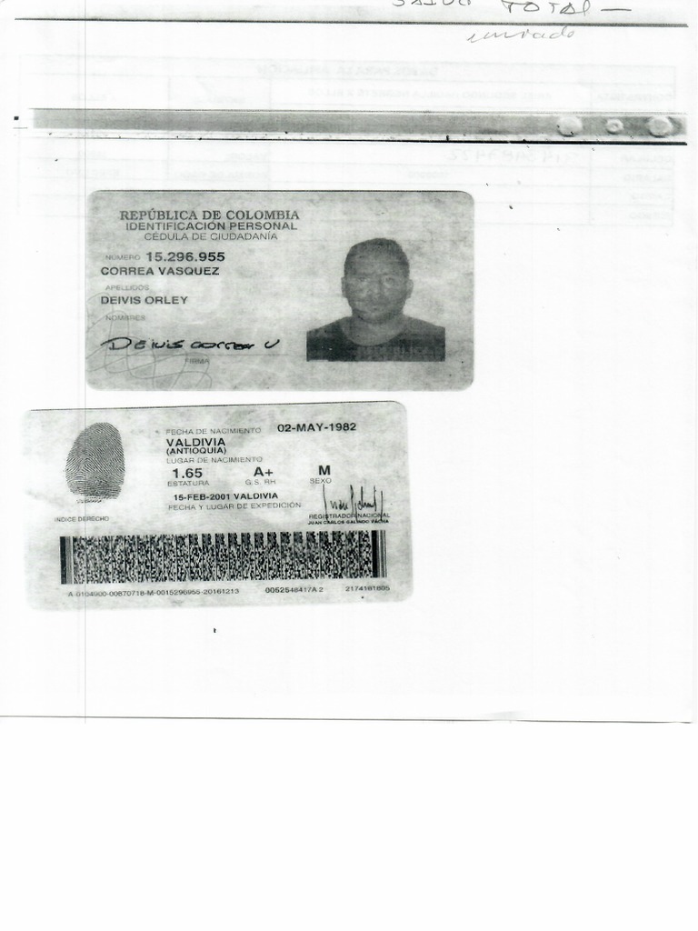 Afiliacion - Deivis Orley Correa Vasquez | PDF