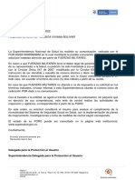 Delegada para La Protección Al Usuario Superintendencia Delegada para La Protección Al Usuario