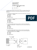 UNI NAC INGENIERÍA FAC INGENIERÍA MECÁNICA PRUEBA ENTRADA SISTEMAS PROTECCIÓN ELÉCTRICA