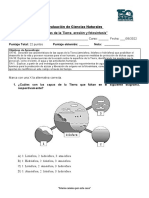 Evaluación Biosfera Sexto Básico