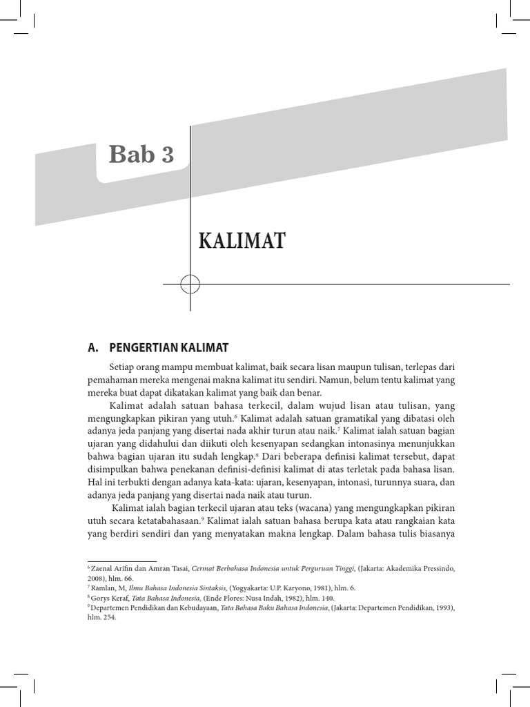 Kalimat faktual dalam bahasa Indonesia