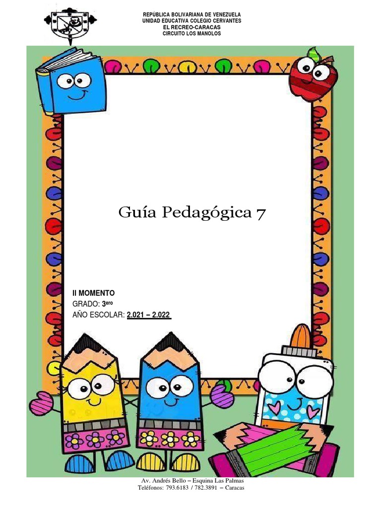 3ER GRADO Guia 7 | PDF