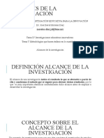 Alcance de La Investigación