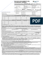 Formato único KYC persona jurídica