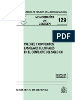 VALORES Y CONFLICTOS. LAS CLAVES CULTURALES EN EL CONFLICTO DEL SIGLO XXI - Monografia - 129