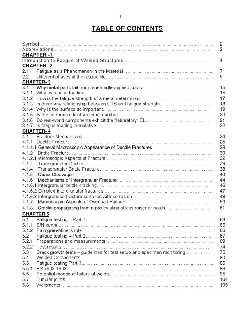 Fatigue Mechanics Pdf Fracture Fatigue Material