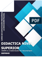 Cartilla - Didactica Nivel Superior - Prof. Marcos Quiroz