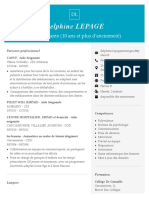 Delphine Lepage CV