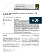 Evaluation of breaking dormancy, flowering and productivity of extra-late