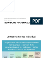 Individuos y Personalidad