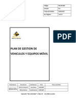 PGE-06-003 Plan Gestión de Vehículos y Equipos Móviles