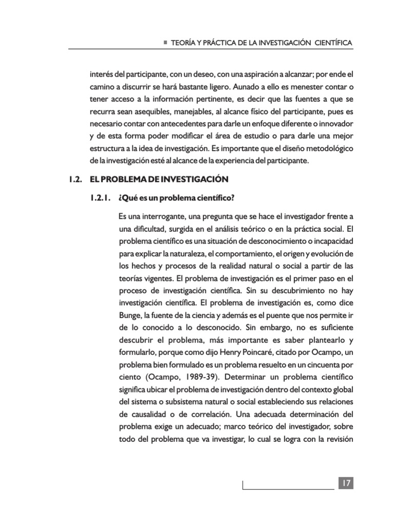 ¿Que Es Un Problema Cientifico? | PDF