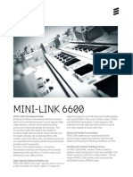Ericsson MINI-LINK 6600 Datasheet