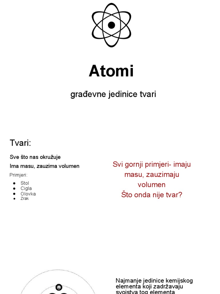 Atomi | PDF