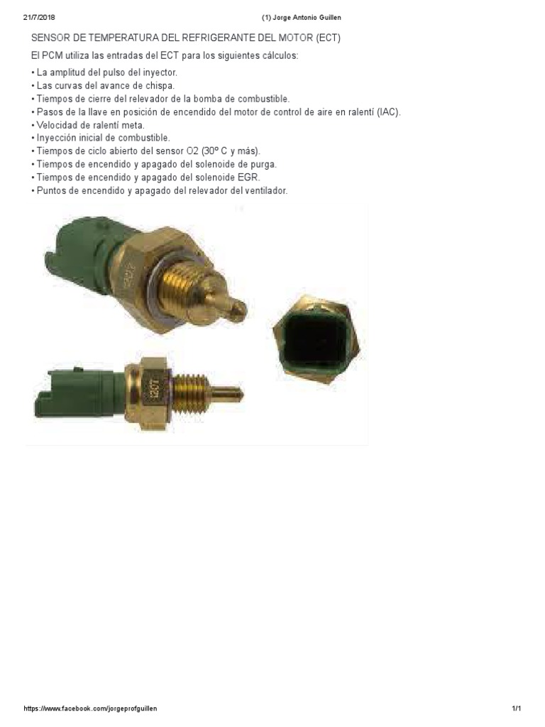 SENSORE TEMPERATURA REFRIGERANTE FIAT PANDA - UNO - TIPO ORIGINALE