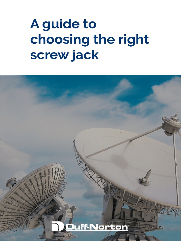 Screw Jack Calculation PDF Horsepower Actuator