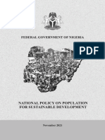 Nigerian Population NPP 2021