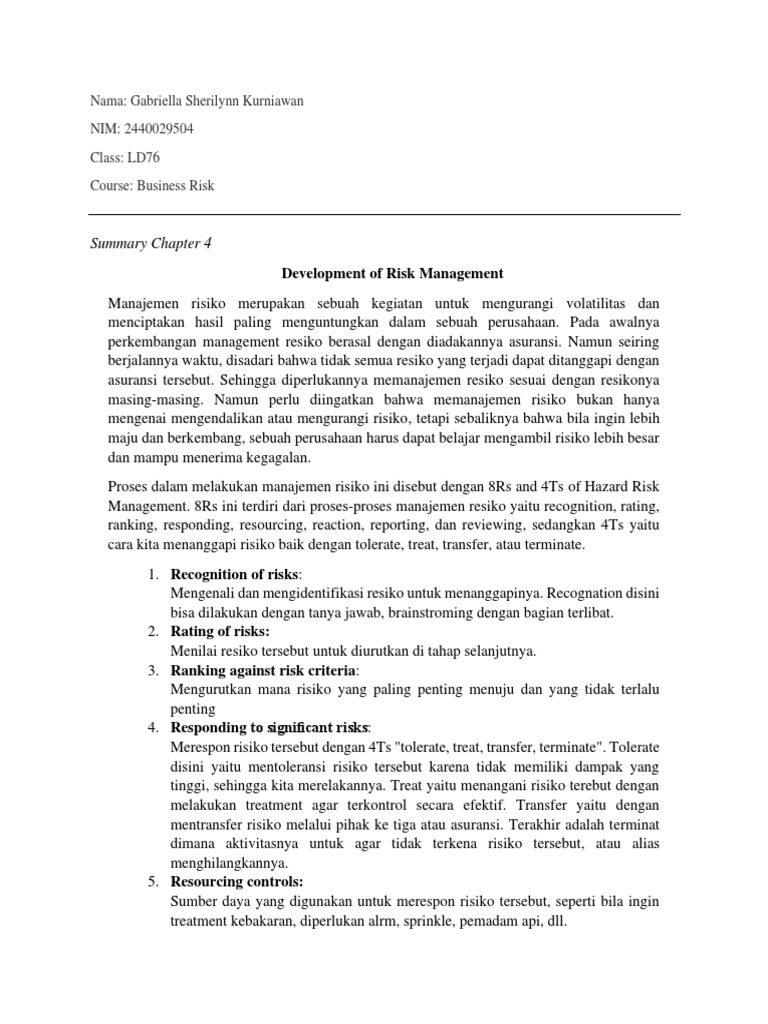 summary-chapter-4-development-of-management-risks-pdf