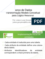 Banco de Dados para Modelagem Conceitual e Lógica