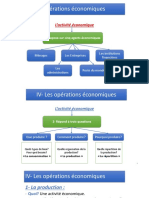 Les Opérations Économiques