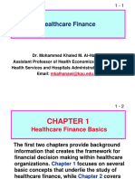 Healthcare financing systems