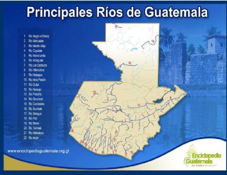 Principales Rios de Guatemala | PDF