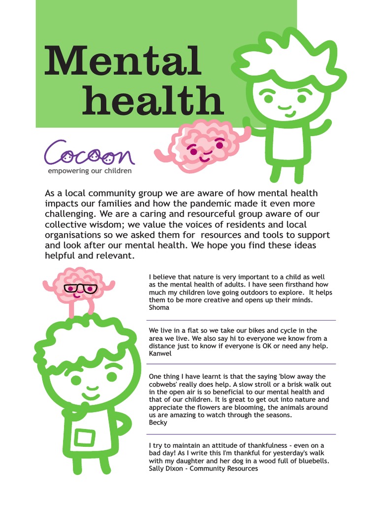 Mental Health Handout Cocoon 2021 | PDF | Mental Health | Mind
