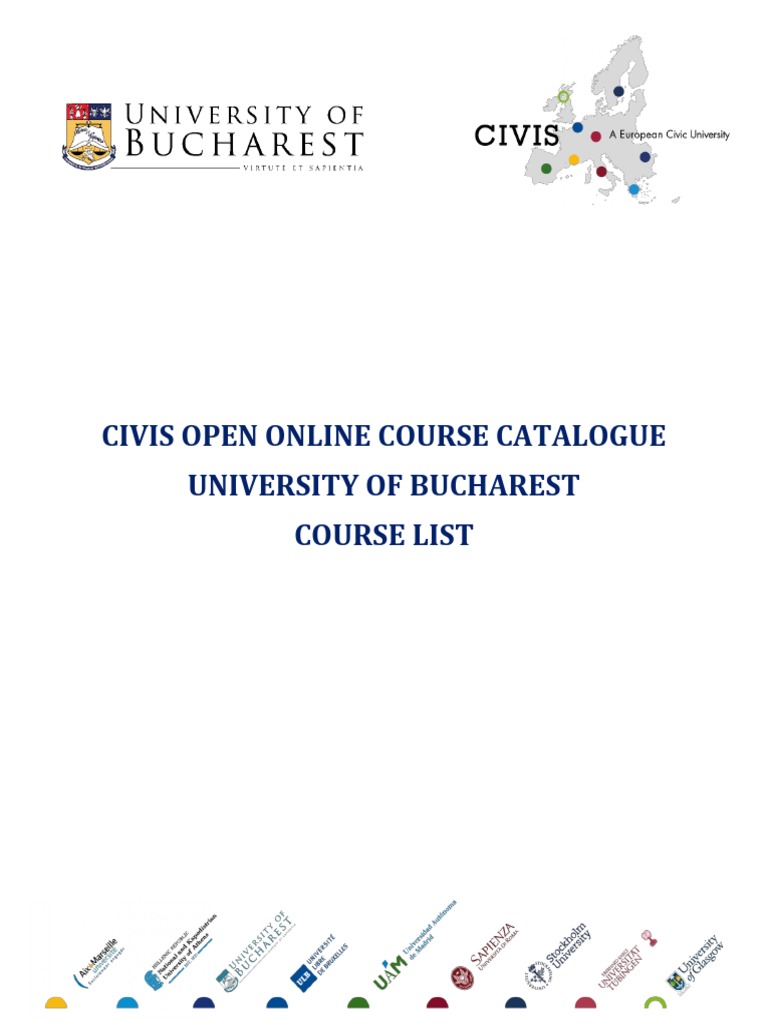 Civis Open Course Catalog Ub Courses Descriptions PDF Physics