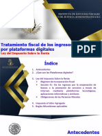 Plataformas Digitales. Tratamiento en La LISR 2020